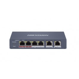 Hikvision DS-3E1106HP-EI 4-ports fast 100Mbps smart managed PoE switch Hikvision DS-3E1106HP-EI 4-ports fast 100Mbps smart managed PoE switch